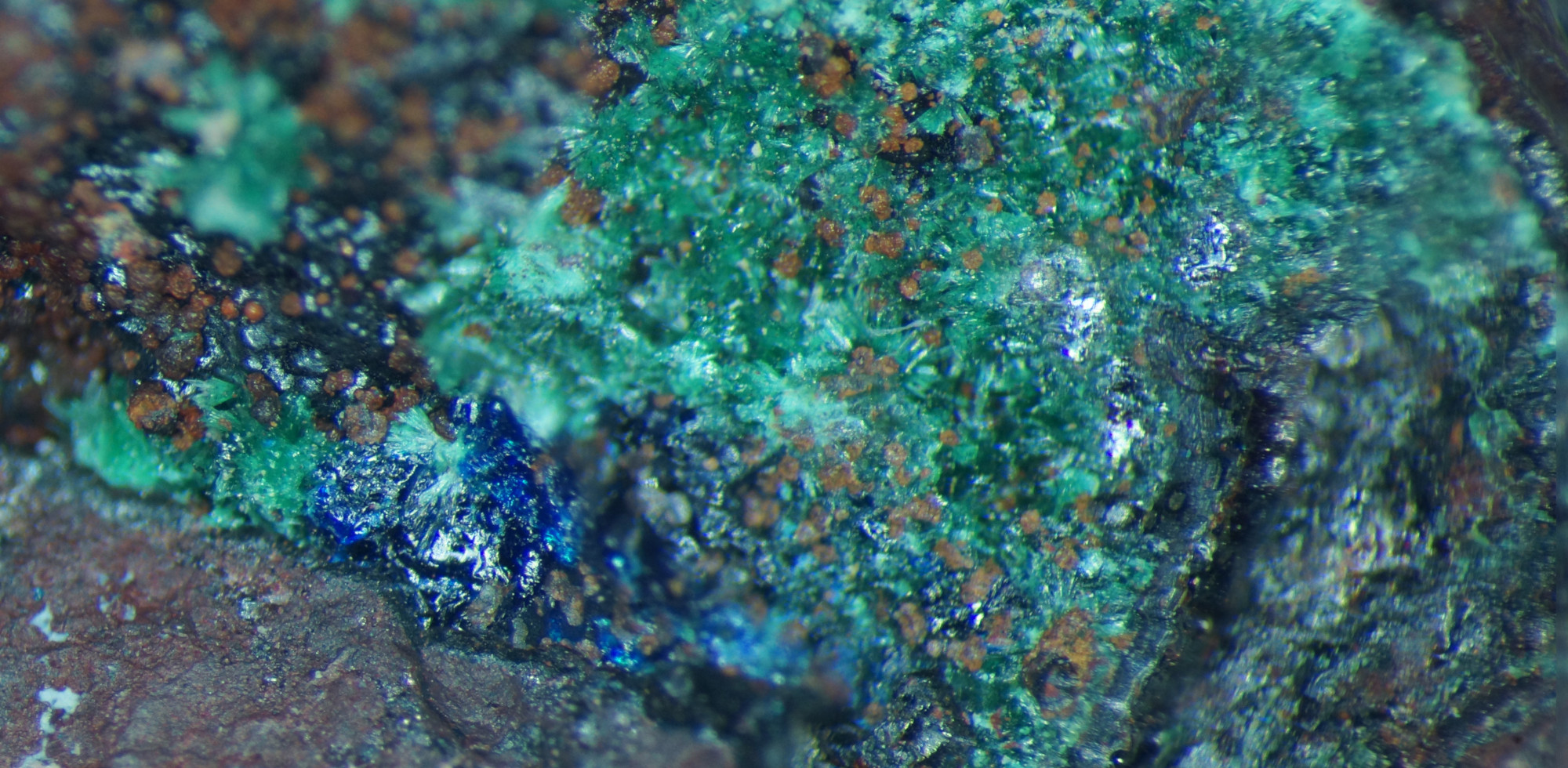 Microscopy of a mineral